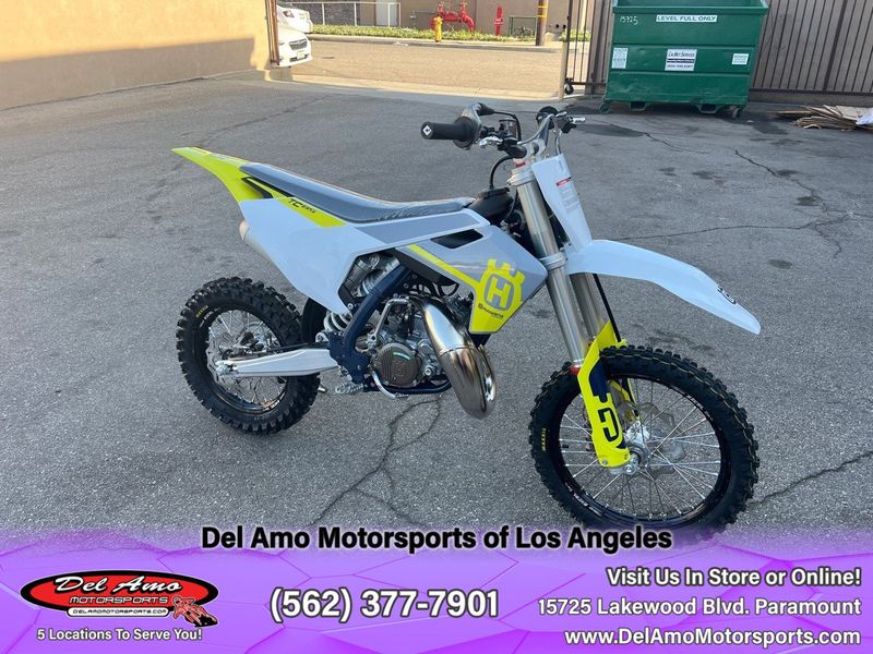 2023 HUSQVARNA TC 85 17/14  in a WHITE exterior color. Del Amo Motorsports of Los Angeles (562) 262-9181 delamomotorsports.com 