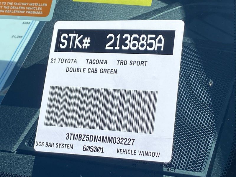 2021 Toyota Tacoma TRD SportImage 33