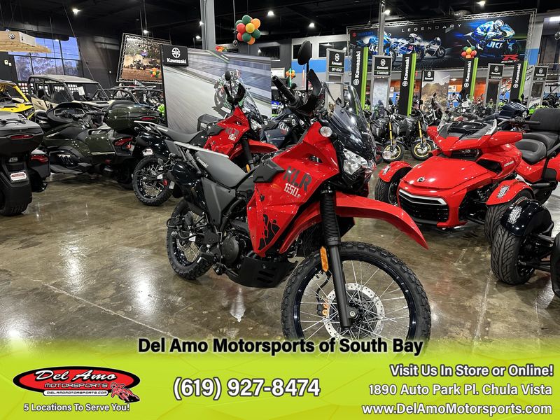 2024 Kawasaki KL650GRFNL-RD1  in a FIRECRACKER RED/METALLIC CARBON GRAY exterior color. Del Amo Motorsports of South Bay (619) 547-1937 delamomotorsports.com 