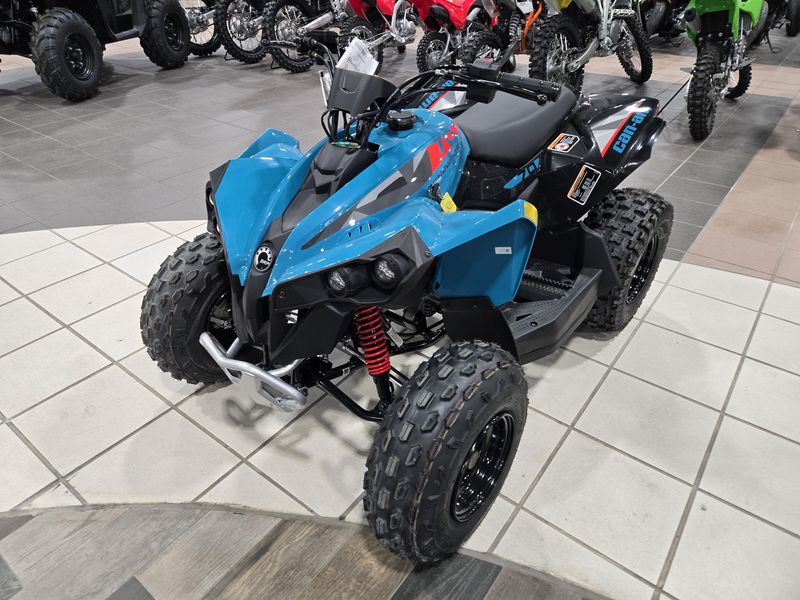 2025 Can-Am RENEGADE 70 EFI ICEBERG BLUE AND BLACKImage 3