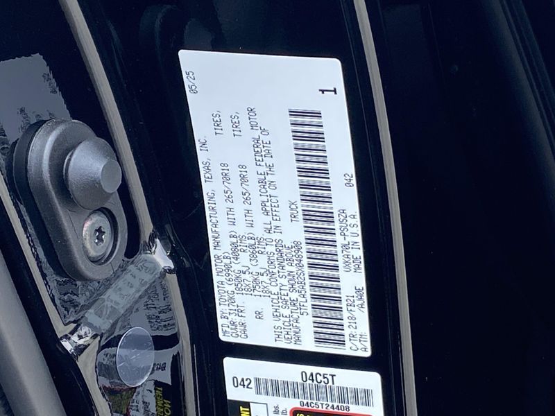 New 2025 Toyota Tundra SR5Image 20