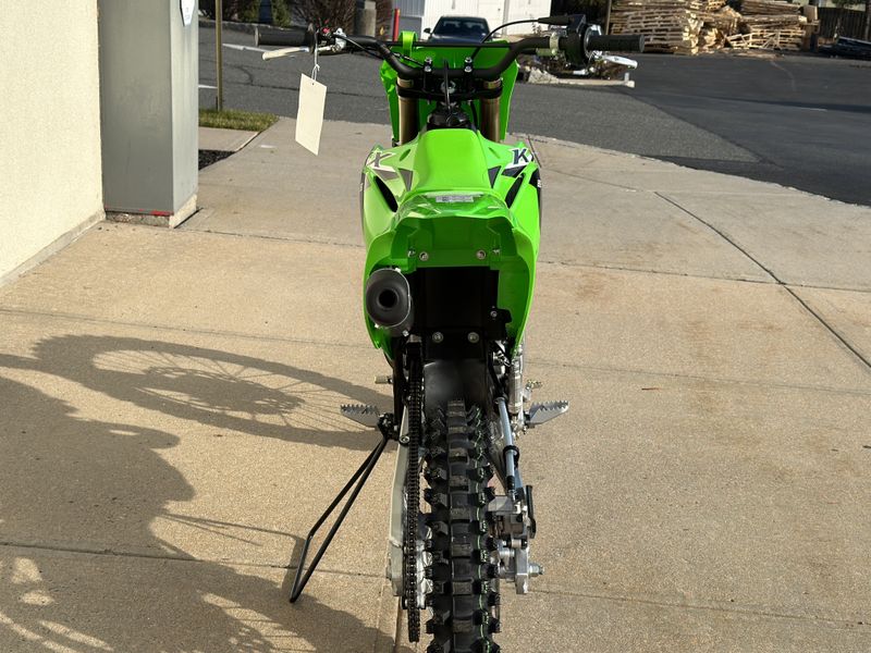2024 Kawasaki KX 85 in a Lime Green exterior color. Cross Country Powersports 732-491-2900 crosscountrypowersports.com 