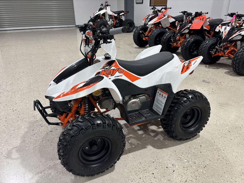 New 2026 Kayo STORM 70  in a WHITE exterior color. Victorville Del Amo Motorsports 760-241-7387 delamomotorsportsofvictorville.com 