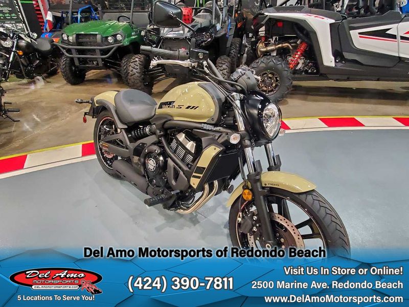 2024 Kawasaki EN650DRFAL-GN2  in a PEARL SAND KHAKI/EBONY exterior color. Del Amo Motorsports of Redondo Beach (424) 304-1660 delamomotorsports.com 