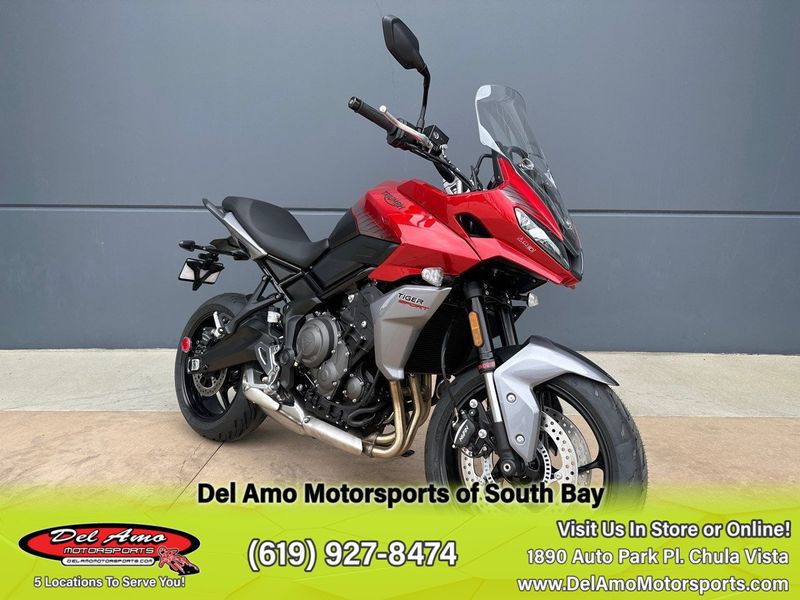 2024 Triumph TIGER SPORT 660  in a KOROSI RED/GRAPHITE exterior color. Del Amo Motorsports of South Bay (619) 547-1937 delamomotorsports.com 