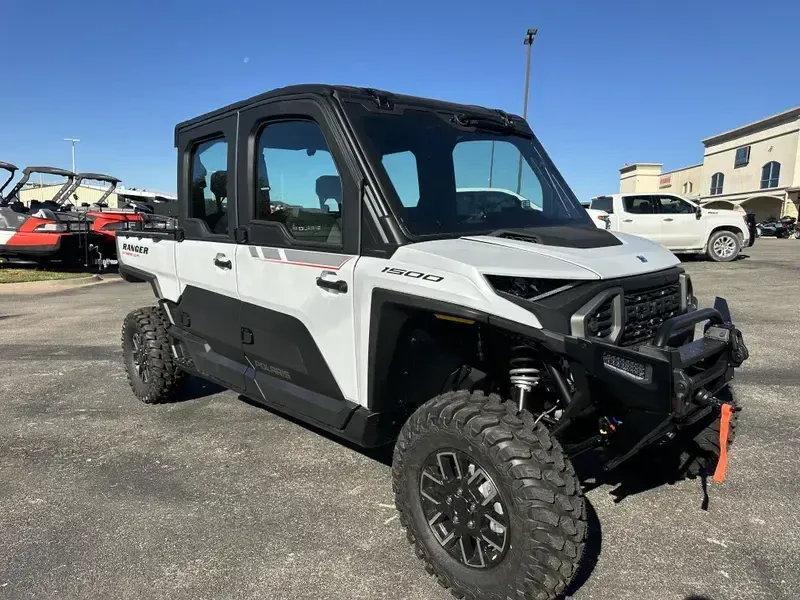 2025 Polaris RANGER CREW XD 1500 NORTHSTAR EDITION ULTIMATE GHOST WHITE METALLIC SMOKEImage 1