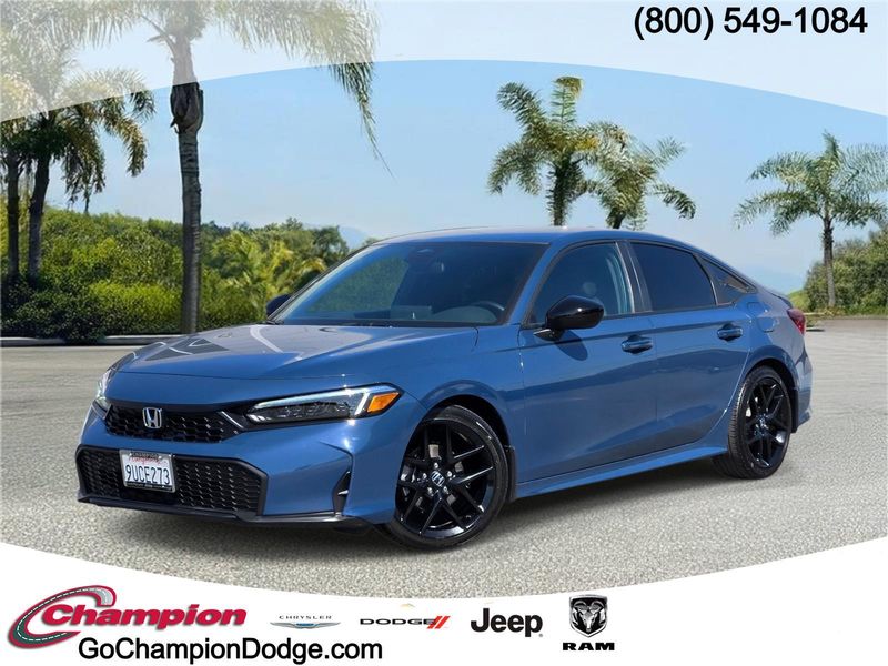 Used 2025 Honda Civic Sedan Sport CVT