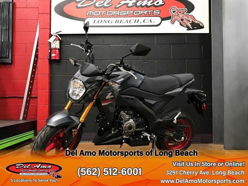 2024 Kawasaki BR125JRFAL-GY2  in a CYPHER CAMO GRAY (MATTE)/METALLIC MATTE CARBON GRAY exterior color. Del Amo Motorsports of Long Beach (562) 362-3160 delamomotorsports.com 