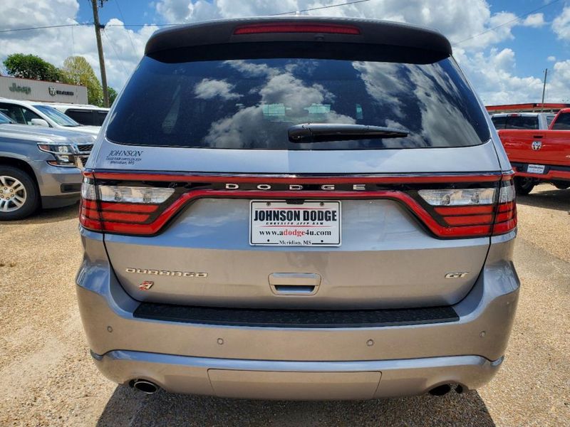 2021 Dodge Durango GT Plus in a Billet Clear Coat exterior color and Blackinterior. Johnson Dodge 601-693-6343 pixelmotiondemo.com 