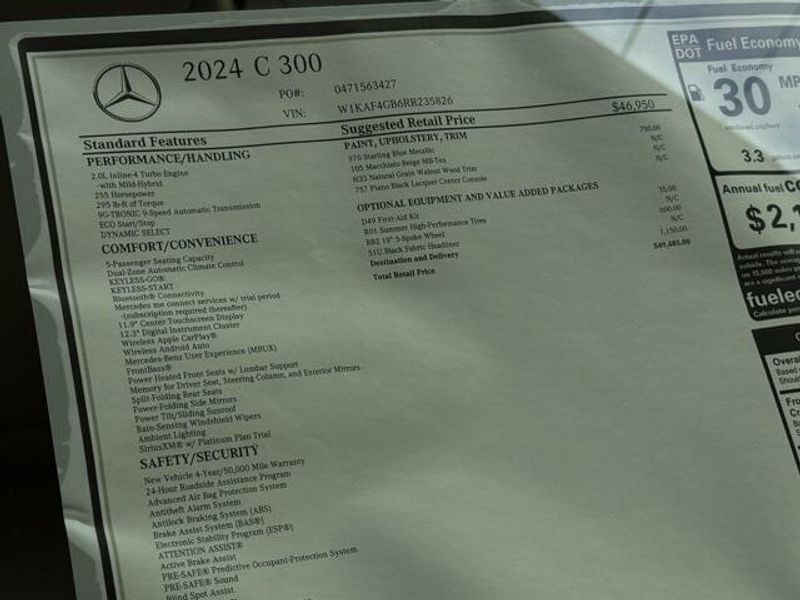 2024 Mercedes-Benz C-Class C 300Image 21