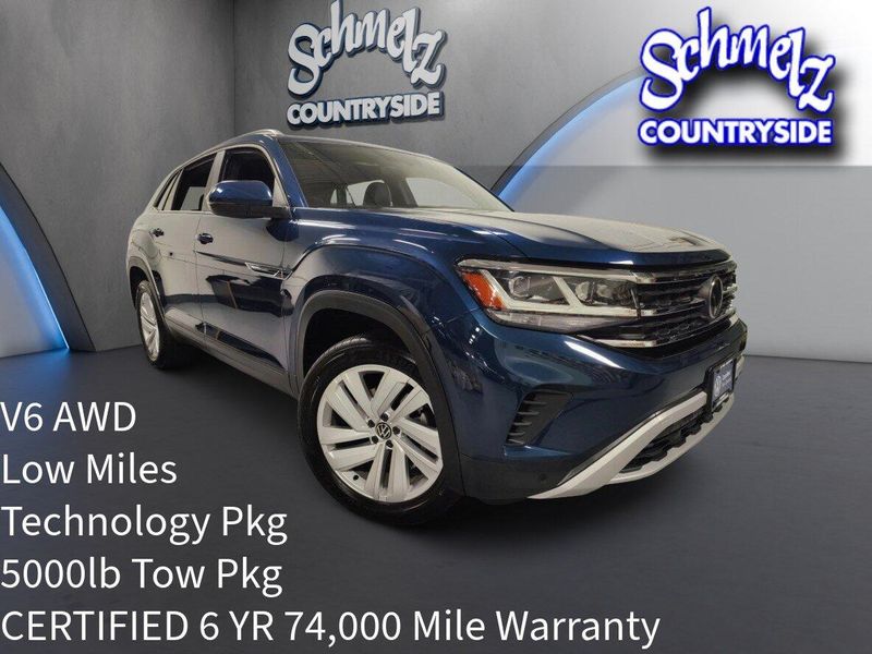 Used 2023 Volkswagen Atlas Cross Sport V6 AWD SE w/Technology & TowImage 1