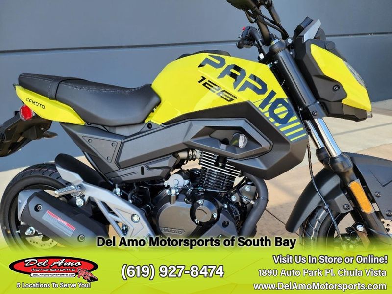 2023 CFMOTO CF125-3US  in a LEMON GREEN exterior color. Del Amo Motorsports of South Bay (619) 547-1937 delamomotorsports.com 