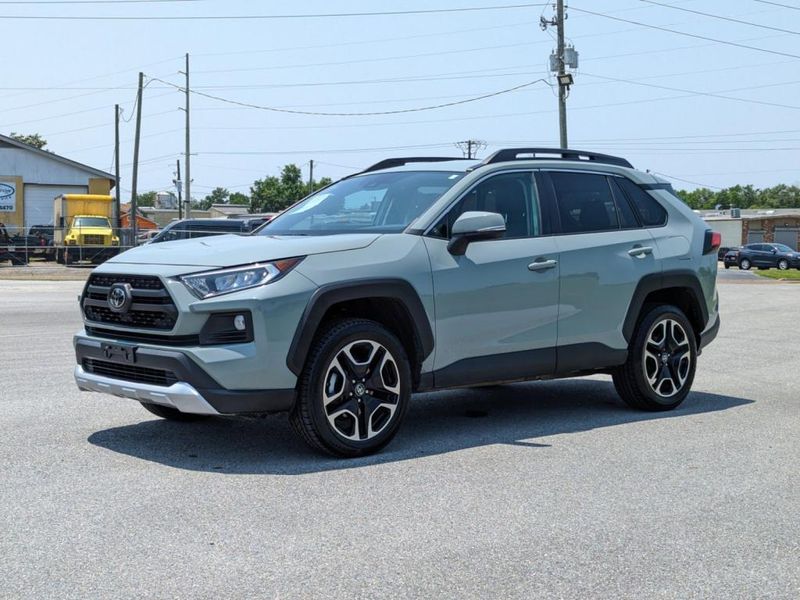 2021 Toyota RAV4 Adventure in a GRAY exterior color. Johnson Dodge 601-693-6343 pixelmotiondemo.com 