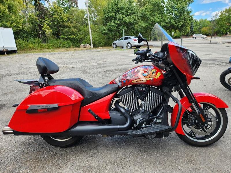 Used 2016 Victory Cross Country ABS Havasu Red Pearl 49ST Base Image 1