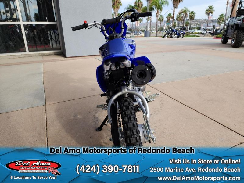 2024 Yamaha TTR50ERC  in a TEAM YAMAHA BLUE exterior color. Del Amo Motorsports of Redondo Beach (424) 304-1660 delamomotorsports.com 