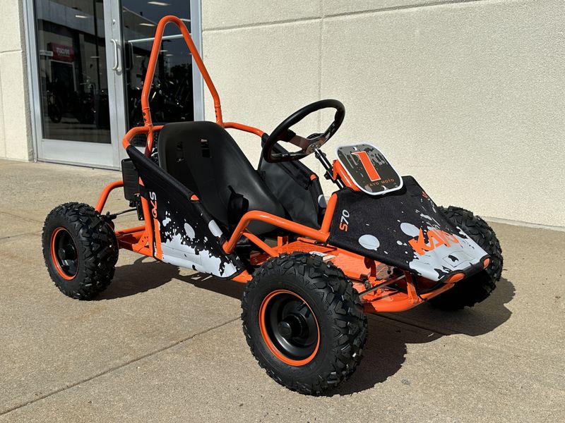 2024 KAYO S70  in a WHITE / ORANGE exterior color. Cross Country Powersports 732-491-2900 crosscountrypowersports.com 