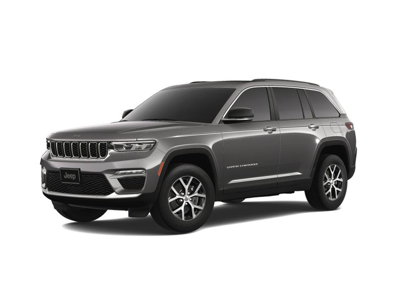 2024 Jeep Grand Cherokee Limited 4x4 in a Baltic Gray Metallic Clear Coat exterior color and Global Blackinterior. McPeek