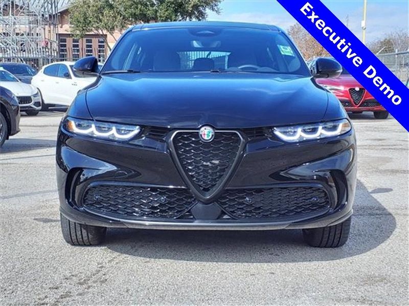 2024 Alfa Romeo Tonale Veloce in a Alfa Black exterior color and Blackinterior. Northside Imports Houston 281-475-4549 northsideimportshouston.com 