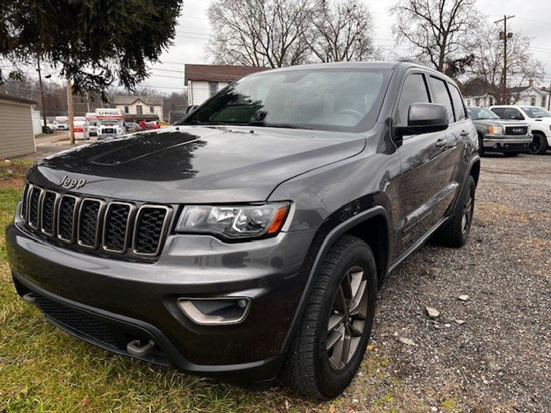 2016 Jeep Grand Cherokee  in a GRAY exterior color. Riedman Motors Co family owned since 1926 "From our lot, to your driveway" (765) 222-5358 riedmanmotors.net 