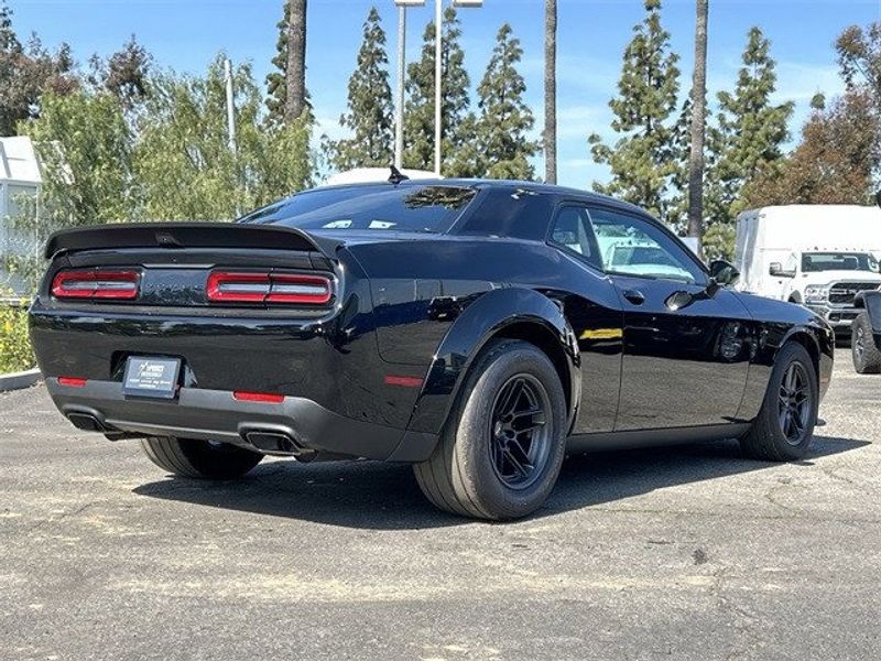 2023 Dodge Challenger Srt Demon in a Pitch Black Clear Coat exterior color. McPeek