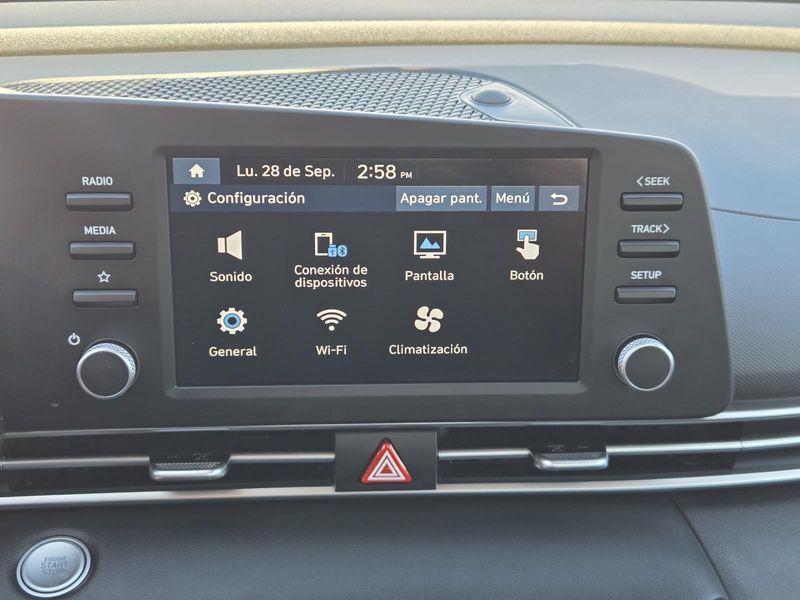 Used 2026 Hyundai Elantra Hybrid Blue Sedan