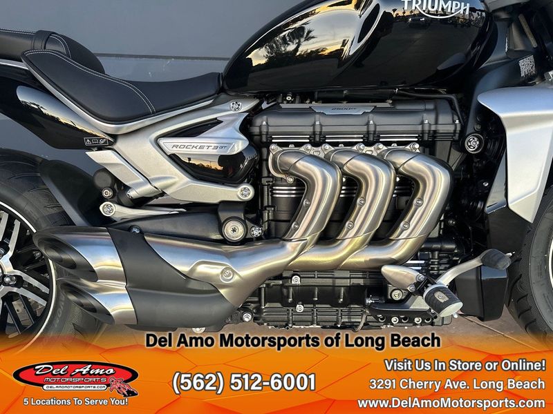 2023 Triumph ROCKET 3 GT  in a SAPPHIRE BLACK exterior color. Del Amo Motorsports of Long Beach (562) 362-3160 delamomotorsports.com 