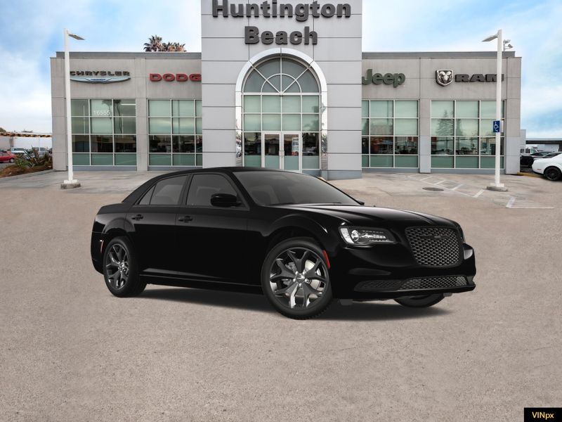 2023 Chrysler 300 Touring in a Gloss Black exterior color and Blackinterior. BEACH BLVD OF CARS beachblvdofcars.com 