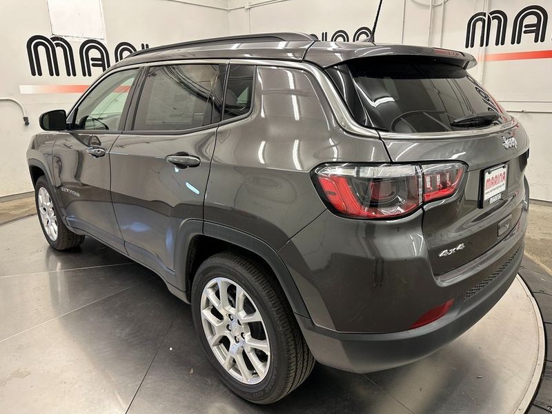 2024 Jeep Compass Latitude Lux 4x4 with a Blackinterior. Marina Auto Group (855) 564-8688 marinaautogroup.com 