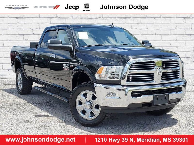 2018 RAM 2500 Big Horn in a Brilliant Black Crystal Pearl Coat exterior color and Diesel Gray/Blackinterior. Johnson Dodge 601-693-6343 pixelmotiondemo.com 