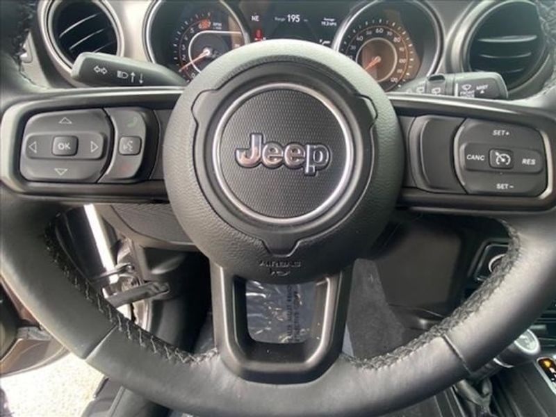 2022 Jeep Wrangler Sport S in a Granite Crystal Metallic Clear Coat exterior color and Blackinterior. Perris Valley Kia 951-657-6100 perrisvalleykia.com 