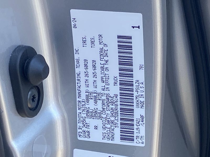 2024 Toyota Tundra LimitedImage 8