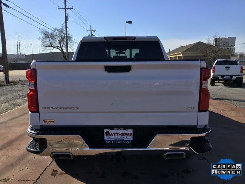 2022 Chevrolet Silverado 1500 LTD LTZ in a Summit White exterior color and Jet Blackinterior. Matthews Chrysler Dodge Jeep Ram 918-276-8729 cyclespecialties.com 