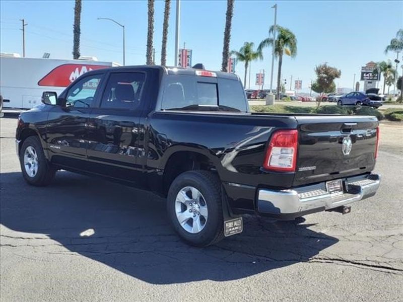 2024 RAM 1500 Big Horn Lone Star in a Diamond Black Crystal Pearl Coat exterior color and Blackinterior. Perris Valley Auto Center 951-657-6100 perrisvalleyautocenter.com 