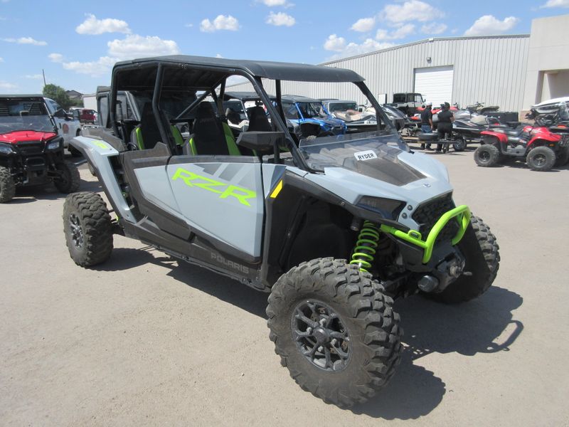USED 2025 POLARIS RZR XP 4 1000 ULTIMATE - STORM GRAY Image 1