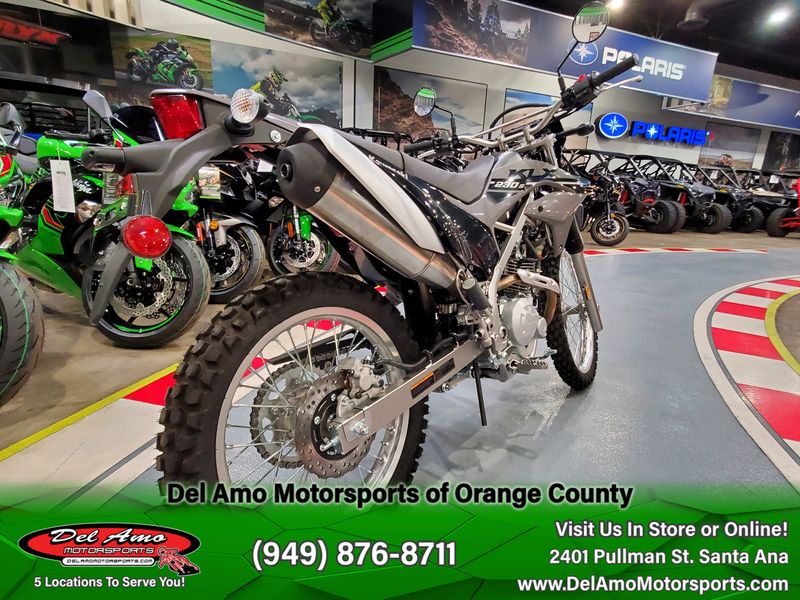 2023 Kawasaki KLX230MPFNL-GY1  in a BATTLE GRAY exterior color. Del Amo Motorsports of Orange County (949) 416-2102 delamomotorsports.com 