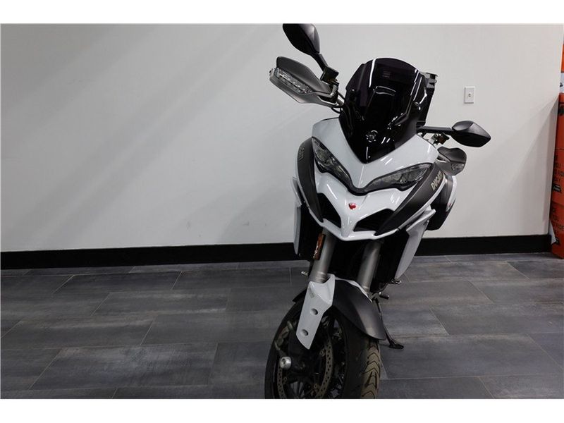 2016 Ducati Multistrada in a White Red exterior color. New England Powersports 978 338-8990 pixelmotiondemo.com 