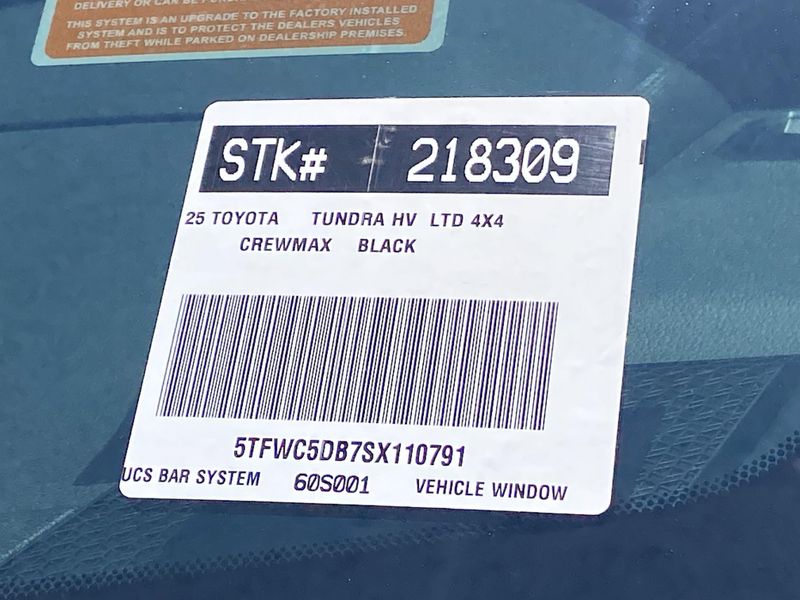 New 2025 Toyota Tundra Limited HybridImage 21