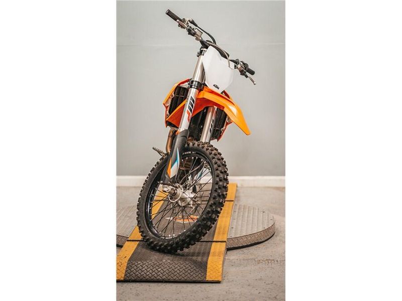 2021 KTM SX 350 F in a Orange exterior color. New England Powersports 978 338-8990 pixelmotiondemo.com 