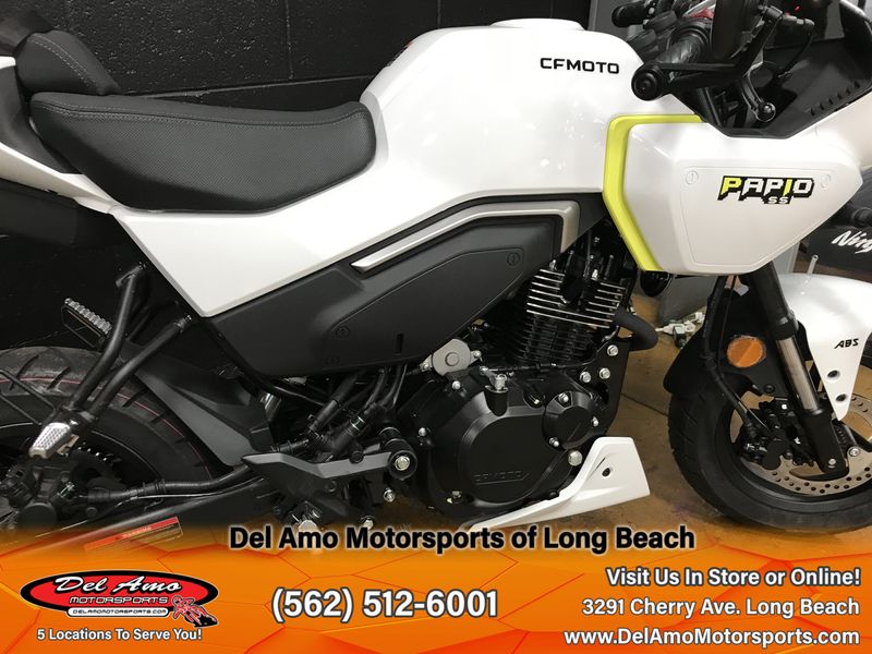 2024 CFMOTO CF125-8US  in a NEBULA WHITE exterior color. Del Amo Motorsports of Long Beach (562) 362-3160 delamomotorsports.com 