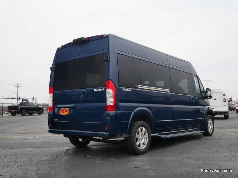 2023 RAM ProMaster 2500 High Roof in a Patriot Blue Pearl Coat exterior color and Lassointerior. Paul Sherry Chrysler Dodge Jeep RAM (937) 749-7061 sherrychrysler.net 