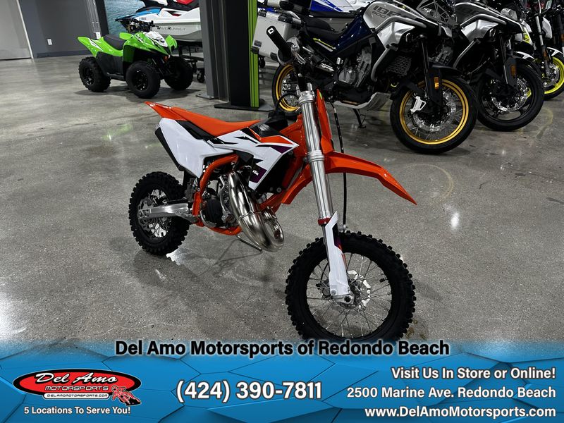 2024 KTM 50 SX  in a ORANGE exterior color. Del Amo Motorsports of Redondo Beach (424) 304-1660 delamomotorsports.com 