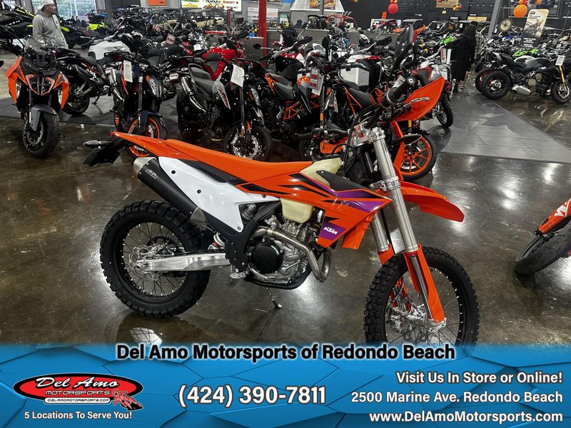 2024 KTM 500 EXC-F  in a ORANGE exterior color. Del Amo Motorsports of Redondo Beach (424) 304-1660 delamomotorsports.com 