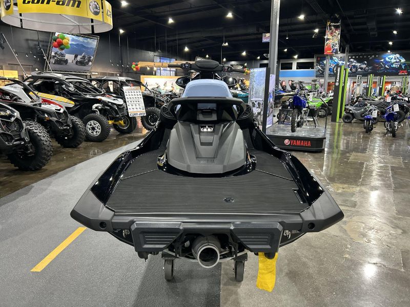 2025 Yamaha VX CRUISER W/AUDIO  in a BLACK/ICE BLUE exterior color. Del Amo Motorsports of Redondo Beach (424) 390-7811 delamomotorsports.com 