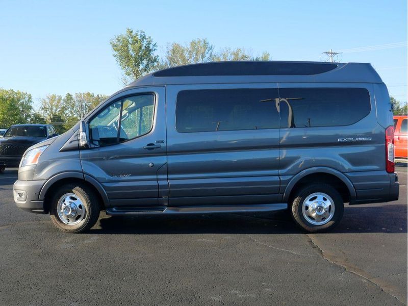 2021 Ford Transit-150 Cargo Van  in a Carbonized Gray Metallic exterior color and Graphiteinterior. Paul Sherry Chrysler Dodge Jeep RAM (937) 749-7061 sherrychrysler.net 