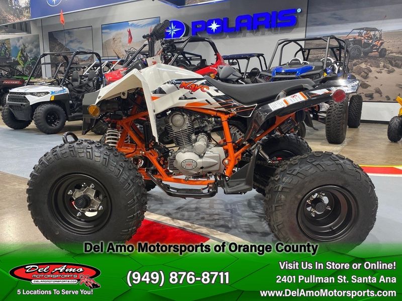 2021 KAYO A200  in a METALLIC WHITE exterior color. Del Amo Motorsports of Orange County (949) 416-2102 delamomotorsports.com 