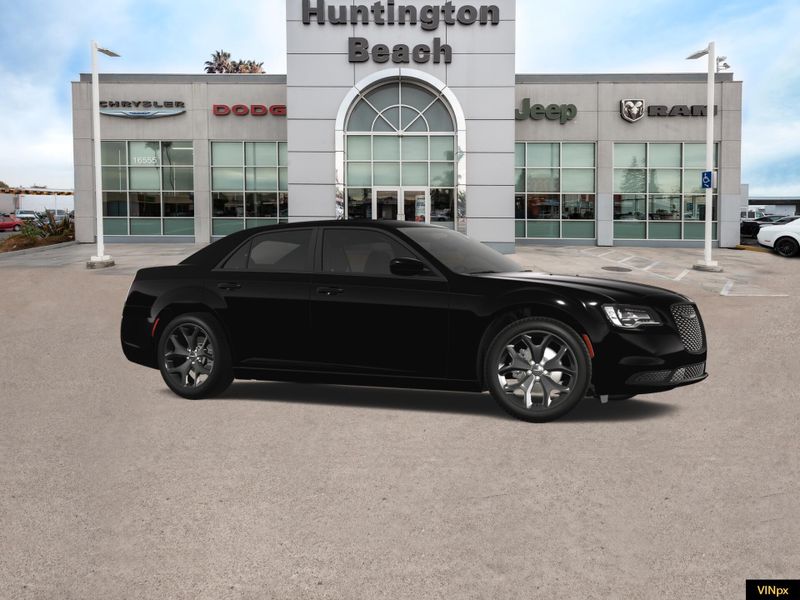 2023 Chrysler 300 Touring in a Gloss Black exterior color and Blackinterior. BEACH BLVD OF CARS beachblvdofcars.com 