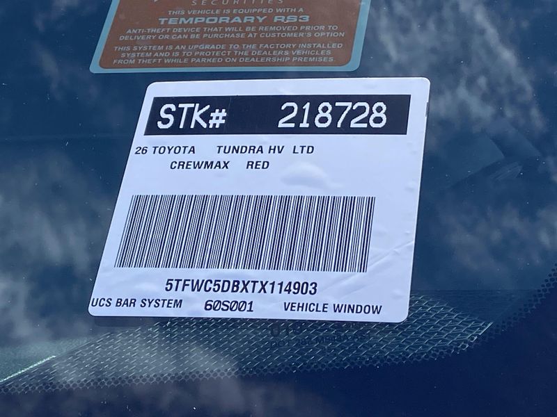 New 2026 Toyota Tundra Limited HybridImage 22