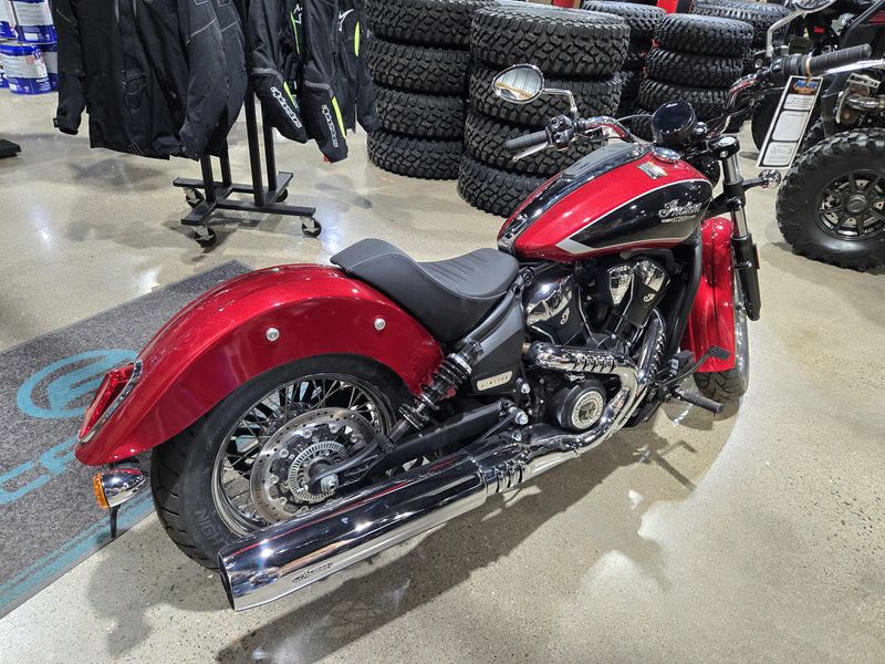 2025 Indian Motorcycle INDIAN SCOUT CLASSIC LIMITED WITH TECHNOLOGY PACKAGE SUNSET RED METALLIC Image 5