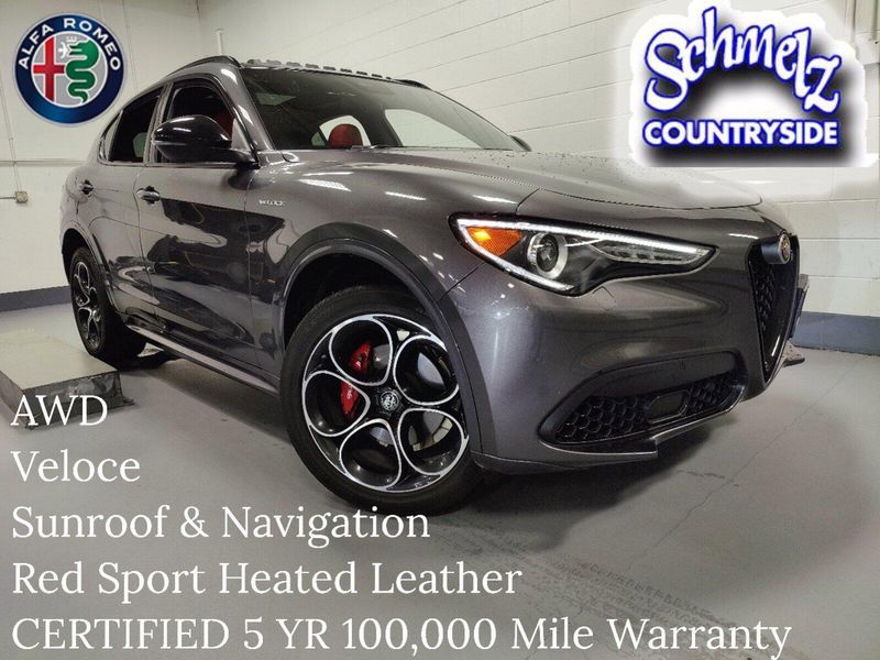 2022 Alfa Romeo Stelvio Veloce AWD w/Sunroof & NavImage 1