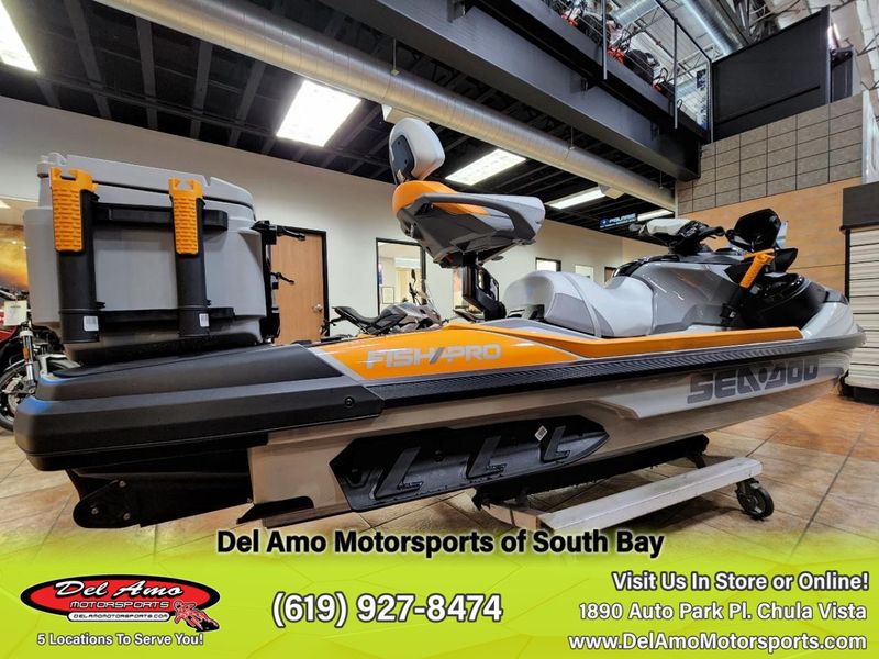 2024 Sea-Doo 19RG  in a SHARK GREY / ORANGE CRUSH exterior color. Del Amo Motorsports of South Bay (619) 547-1937 delamomotorsports.com 